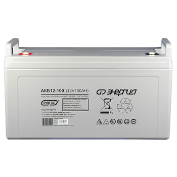 Аккумулятор для ИБП Энергия АКБ 12-100 (тип AGM) - ИБП и АКБ - Аккумуляторы - Магазин стабилизаторов напряжения Ток-Про